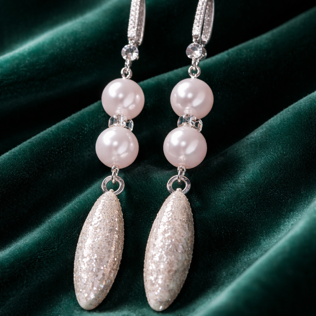 Dazzling White, CZ Earrings-Hypoallergenic
